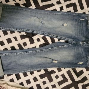 21 black crop jeans size 3/4